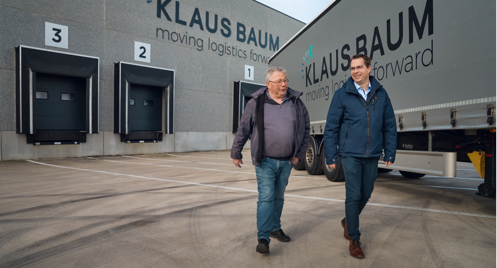 Andy Baum and his father Klaus Baum