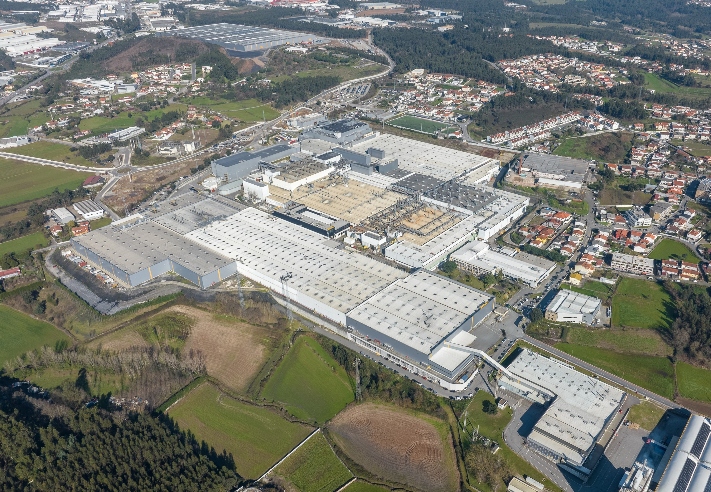 Aerial view of the Lousado plant