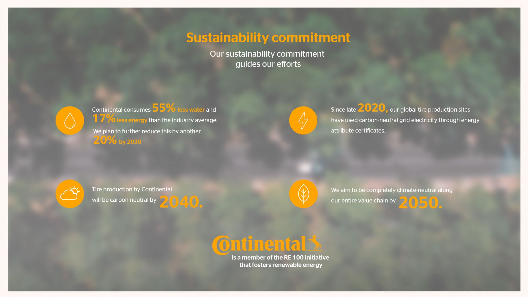 Sustainability infographic