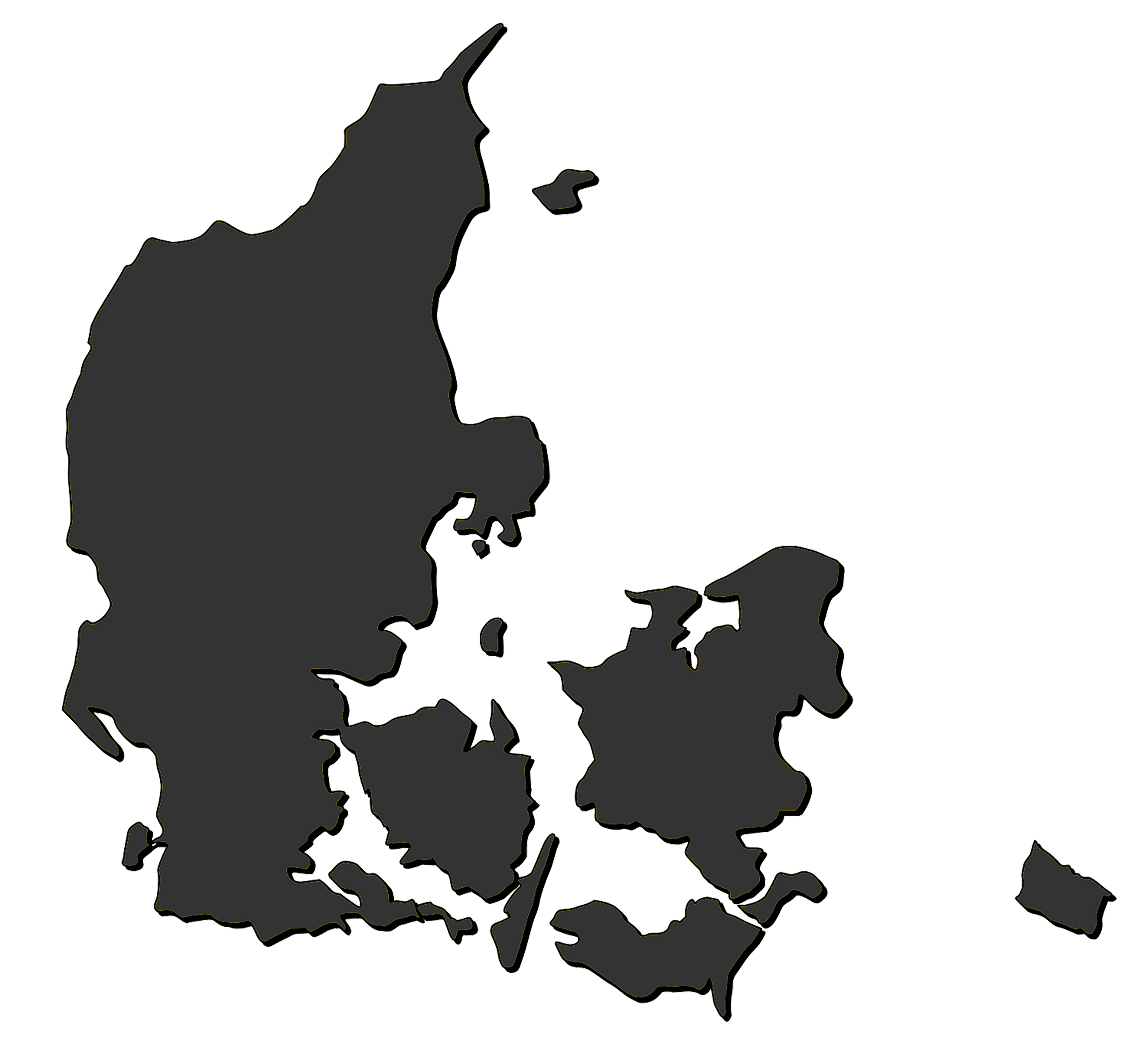 Map of Denmark