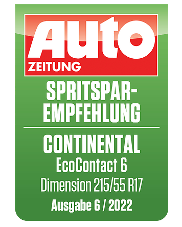 Auto Zeitung Sommerreifentest 2021 Spritsparempfehlung