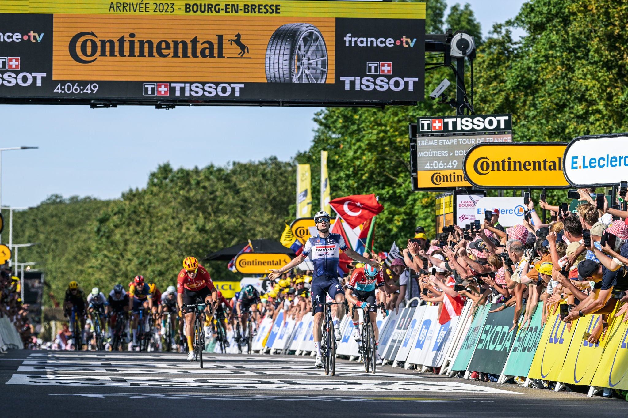 Tour de France Continental tires