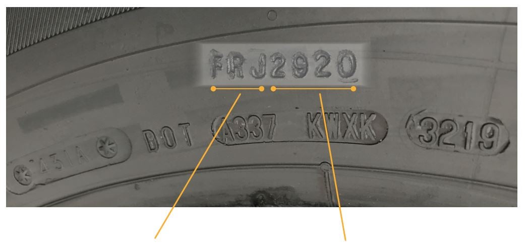 Tire DOT Code, Tire Date Code, DOT Number on Tires