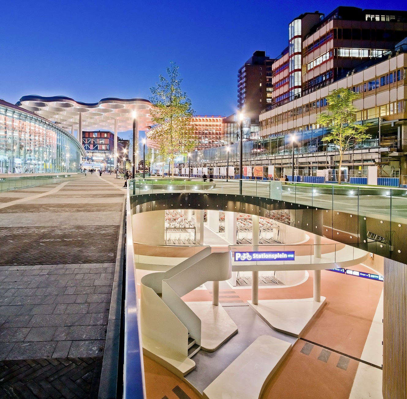 Stationsplein at Utrecht, Netherlands