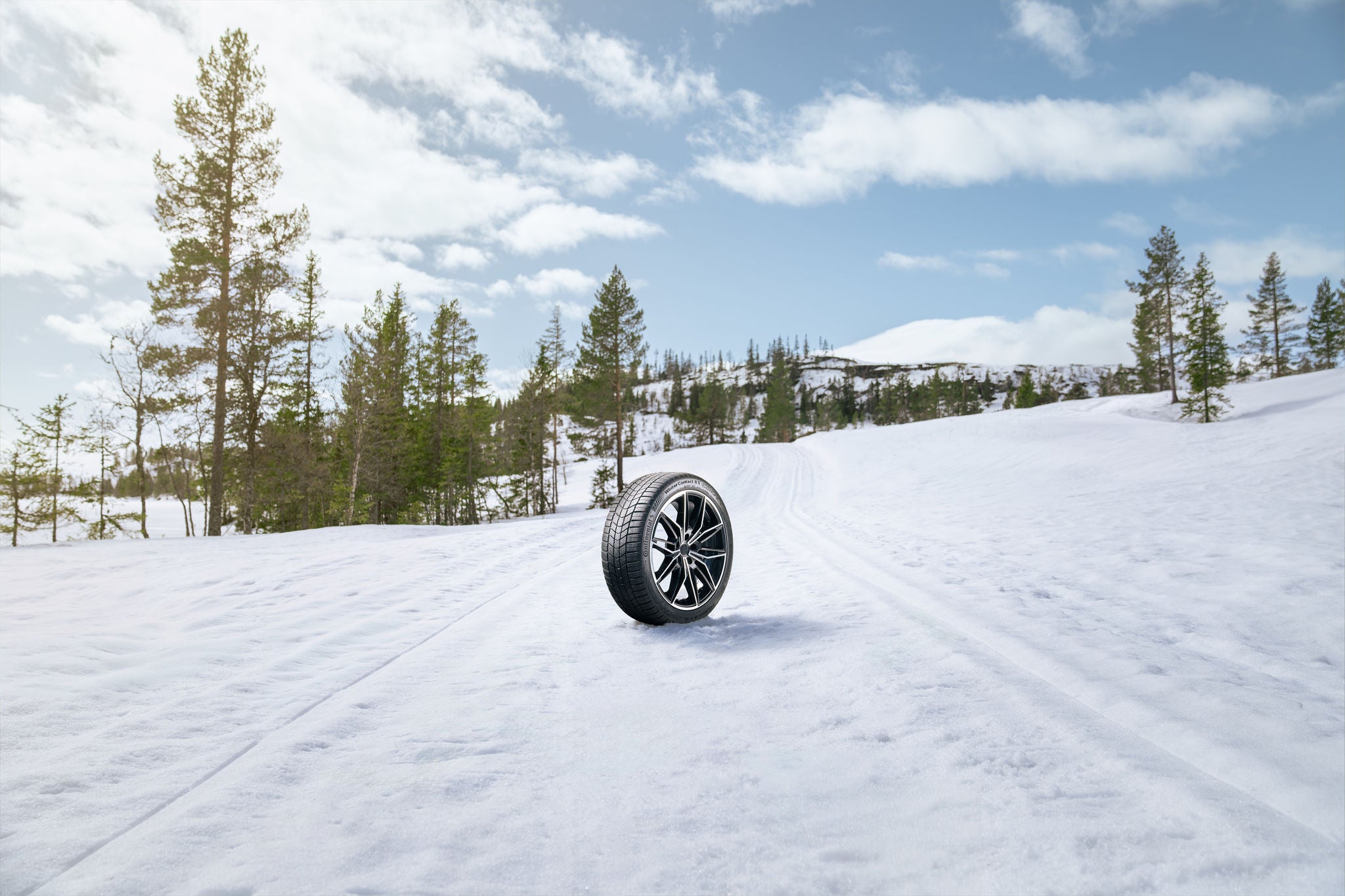 Continental WinterContact 8 S on snow