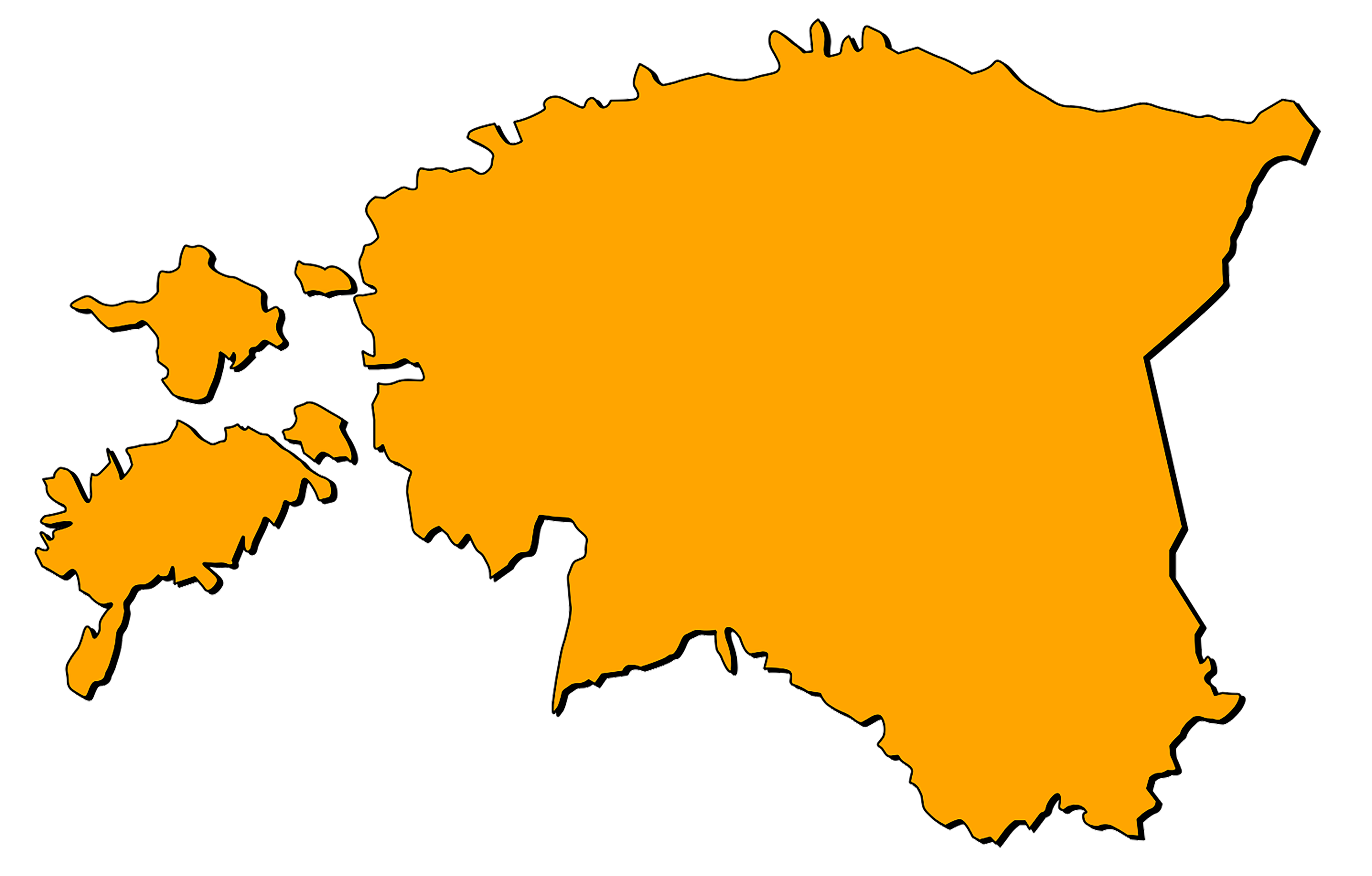 Map of Estonia