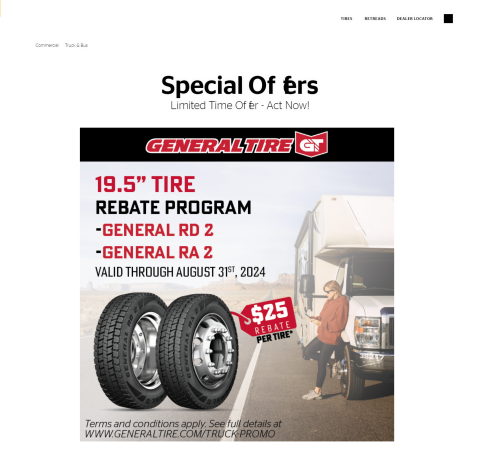 Special Offers | Continental Truck Tires